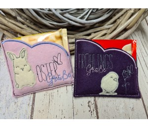 Stickserie - ITH Einsteckhüllen quadratisch Ostern